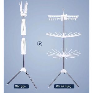 Cây Phơi Tròn Umoo UM-09187 - Phơi Quần Áo Cho Bé - KT 170*68,5cm