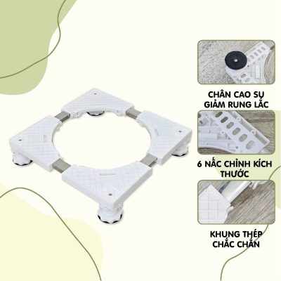 Bộ chân đế máy giặt mini Doux