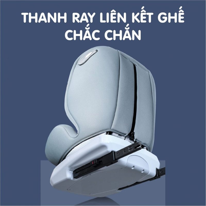 Có thể cố định bằng Isofix chắc chắn