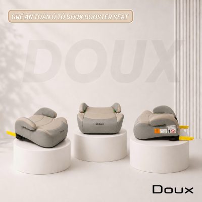 Đệm nâng an toàn ô tô Doux Booster Seat DX-1343 màu be